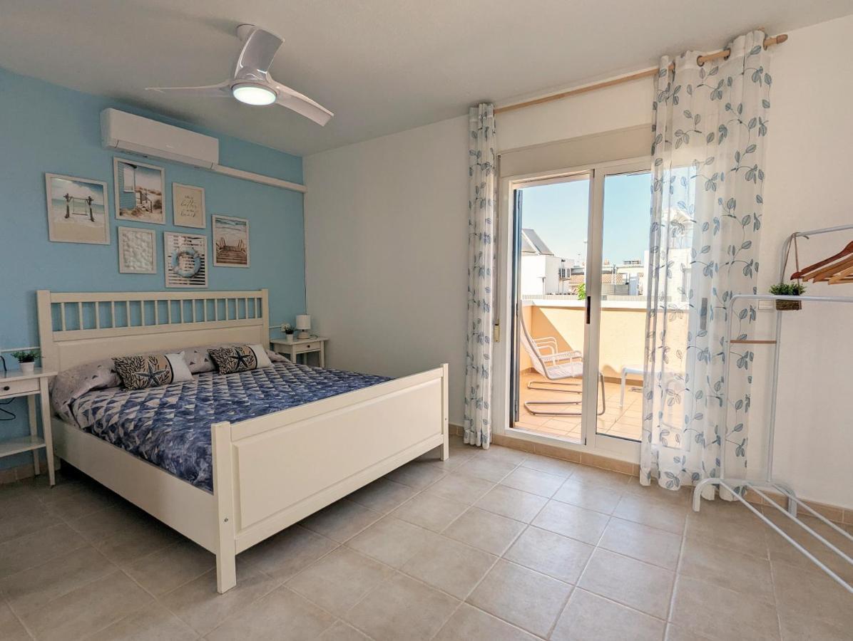 Palmeras - Con Terraza, Barbacoa, Aire Acondicionado Y A 250m De La Playa! Los Alcazares